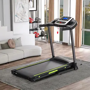 GORUN Incline Adjustable Electric Treadmill with 330lbs, Foldable Quiet Running Machine, Indoor Home Gym walking pad , Exercise Fitness Equipment,easy to move and store,ideal for home,apartment,