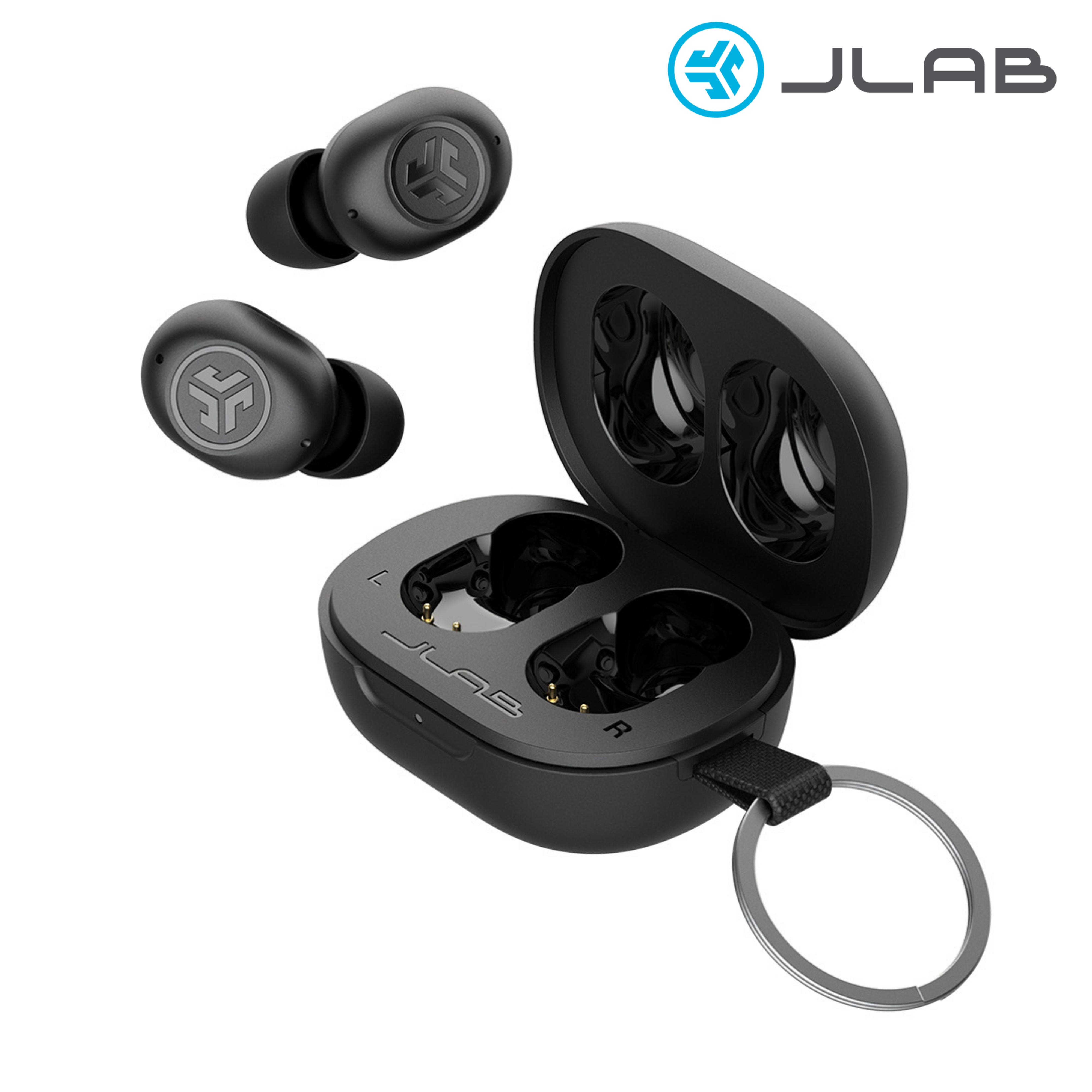 JLab JBuds Mini Earbuds - Smallest Bluetooth Earphones, IP55 Splash/Dust Proof, Custom EQ, Touch Controls, 20HR Battery