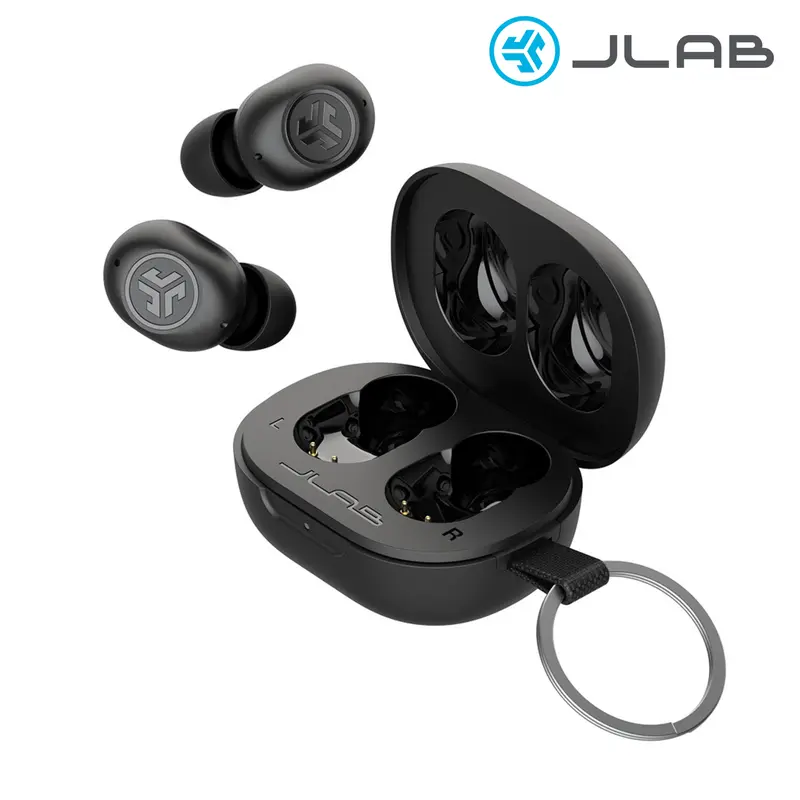 JLab JBuds Mini Earbuds - Smallest Bluetooth Earphones, IP55 Splash/Dust Proof, Custom EQ, Touch Controls, 20HR Battery Life, for iPhone & Android, Compact Design for Travel, Earbuds For Sleeping