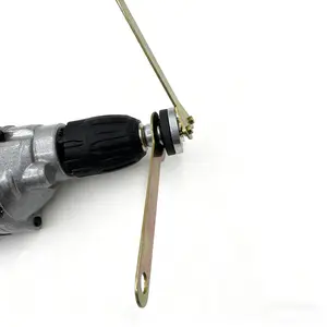 (US) 2-piece angle grinder tool accessory, 6mm to 10mm shaft adapter with wrench, conversion angle grinder adapter extension rod kit, suitable for polishing, grinding, cutting, and home emergency use.