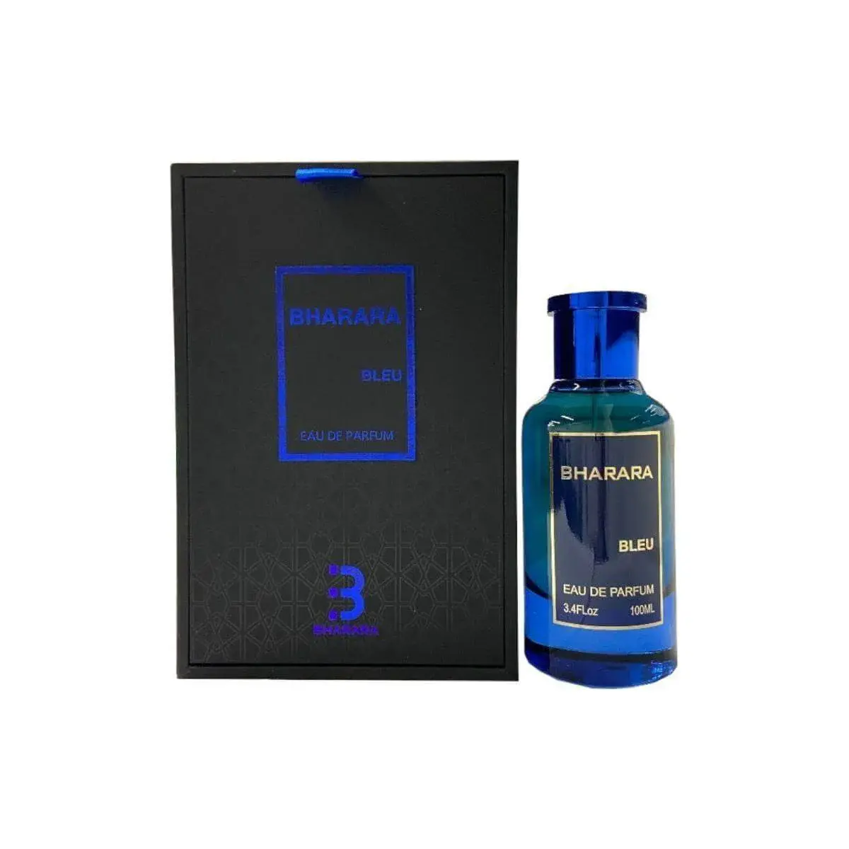 Bleu Eau de Parfum for Men, 3.4 oz / 100 ml Perfume - Liquid Cologne for Spray on Skin, Single Item in a New Box
