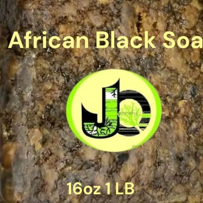 African Black Soap 16oz highly effective deep cleansing packed with  Antibacterial, Antifungal and African Black Soap Cleanser Facial Facial Wash Antimicrobial properties. Cleanse, Renews and Nou