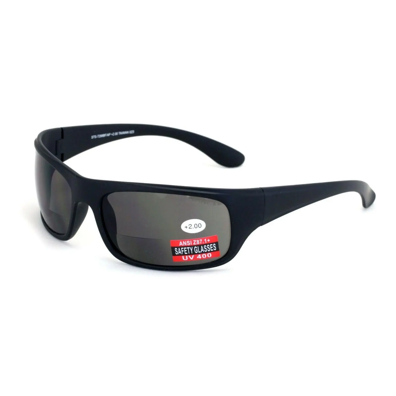 Large Men Safety Sunglasses With Reading Bifocal - ANSI Z87.1+ Certified Glasses