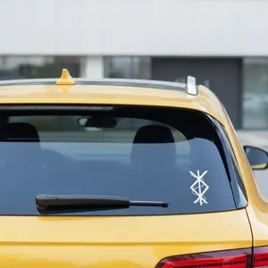 Protection Rune Vinyl Car Decal Vikings Car Sticker Car Window Bumper Laptop Tumbler Sticker Safe Travels Symbol, Magical Symbol