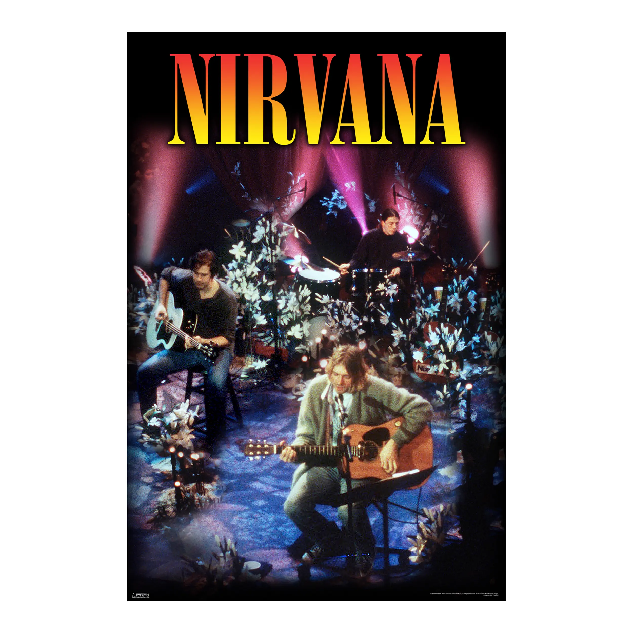 Nirvana - Unplugged - 24x36 Unframed Poster
