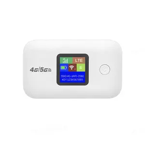 2026 Travel WiFi Hotspot with SIM Slot 4G 5G Mobile 300Mbps LED Display Stable Connection Supports 10 Devices Outdoor RV portable wifi router