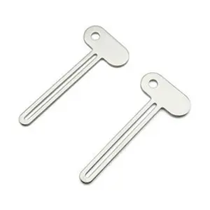 Stainless Steel Toothpaste Squeezing Tool, Metal Tube Squeezer, Key-type Toothpaste Rolling and Twisting Device, Used for Squeezing Tube Products Such As Paint, Cream, Cosmetics and Hair Dye