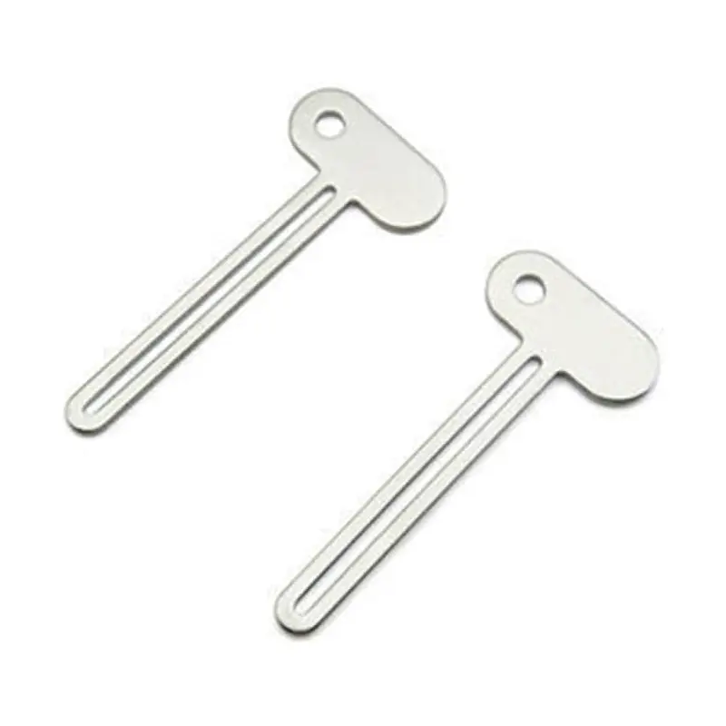 Stainless Steel Toothpaste Squeezing Tool, Metal Tube Squeezer, Key-type Toothpaste Rolling and Twisting Device, Used for Squeezing Tube Products Such As Paint, Cream, Cosmetics and Hair Dye