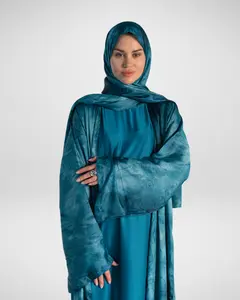 2-Tone Marble Abaya - Bubbles