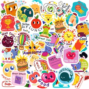 Back to School Supplies 480 PCS Vinyl Teacher Reward Motivational Stickers for Kids Great Job Awesome Good Effort Classroom Essentials Games Toys Gifts for First Day of School