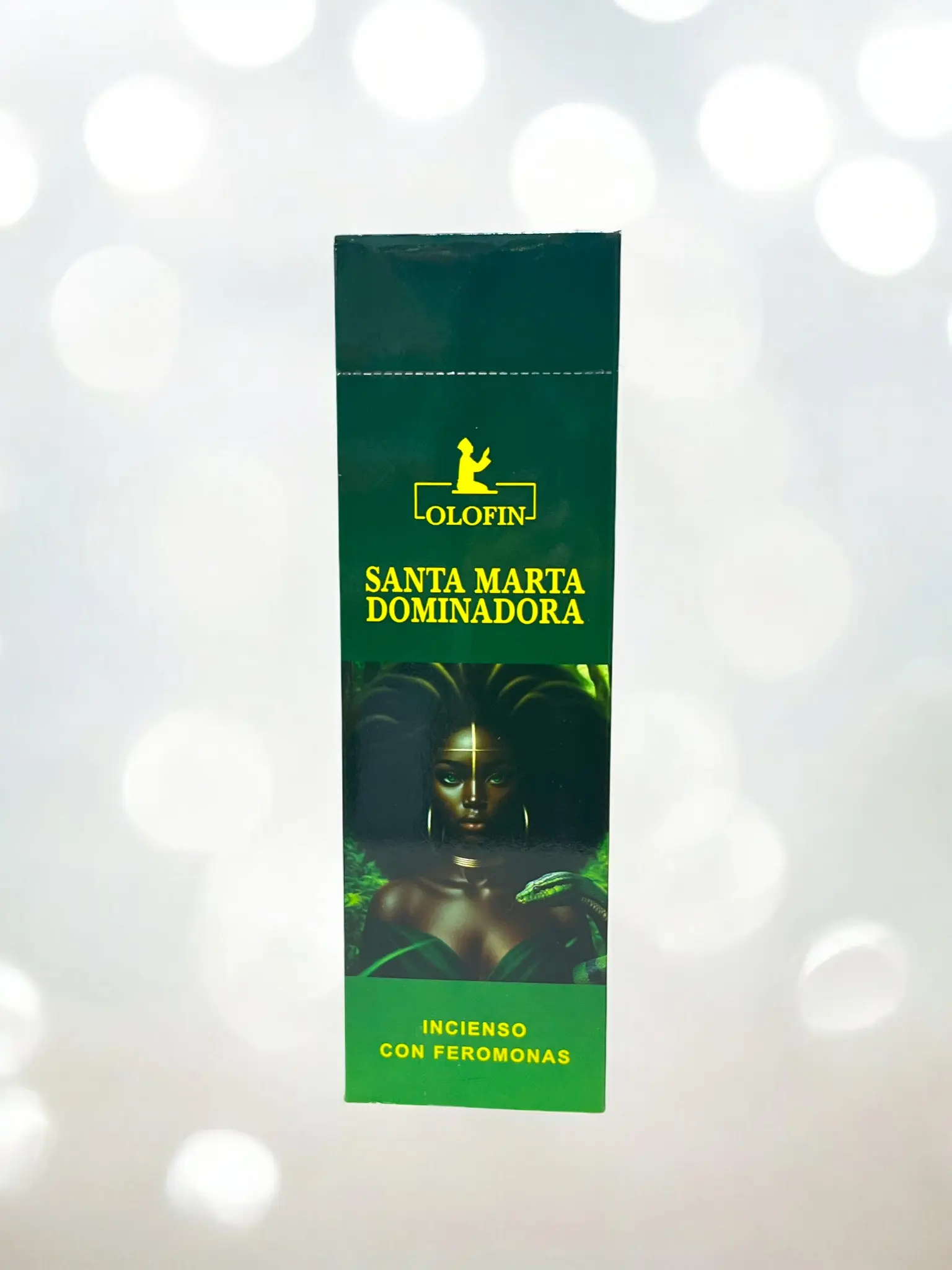 Santa Martha Dominadora Incense Olofin Square Box 25/8ct Sticks Total 200 Scented Diffuser with Feromonas