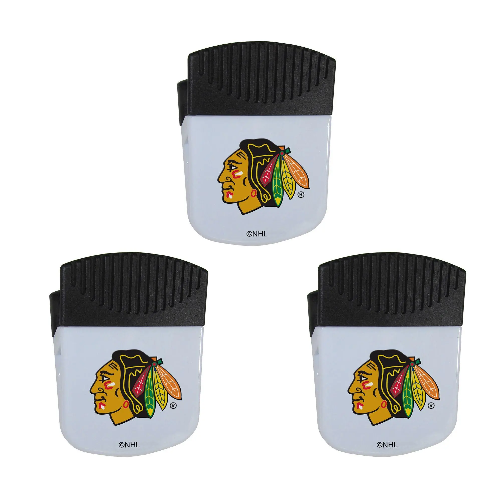 Siskiyou Sports NHL 3pk Chip Clip Magnets