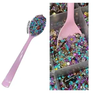 Respected Crown Loc Sprinkles DIY Hair Accessory Kit with Assorted Glass Beads Collapsible Eye Needle and Thread for LOCS MICROLOCS and BRAIDS.