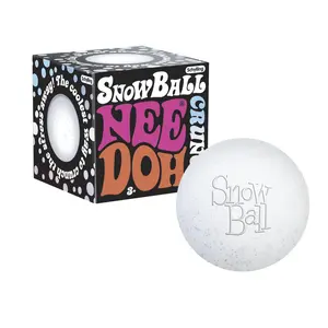NeeDoh SnowBall Crunch – Snow-Like ASMR Sensory Toy with Crunchy Sound, Soft Stretchy Dough, Ages 3+
