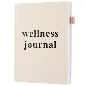 Wellness Journal Planner- Gratitude & Mindset Mental Health Journal,Daily Positive Mindfulness Diary-beige
