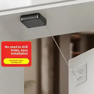 Automatic door closing device, holeless door closer, heavy-duty door, sliding glass door, household buffer damping closing deviceAI·