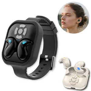 True Wireless Sleep Earbuds, Deep Bass Clear Call Noise Cancelling, Rechargeable Case, Outdoor Sports TWS Headphones, Fitness Earbuds