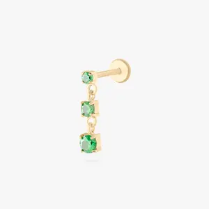 Studs CZ Drip Flatback Stud