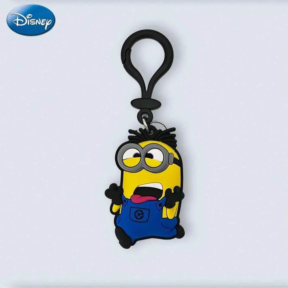 1PC Universal Officially Licensed Despicable Me Minion Dave Keychain Adorable Movie Inspired Accessory Adorable Charm Cartoon Quirky Keychain Fashionable Key Ring Classic Charm Bag Accessories Men Women's Key Chain Trendy Accessorie Stylish Keychain