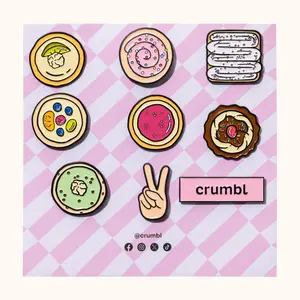 Crumbl Lapel Pin Set