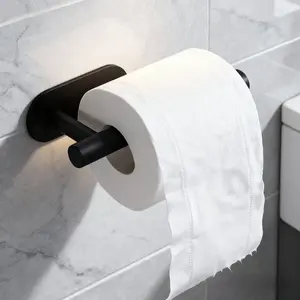 Self-Adhesive Toilet Paper Holder No Drill,  High-Quality Stainless Steel Wall Mounted Roll Paper Dispenser  Tool Organizer Storage Shelf for Bathroom Household Kitchen Office
