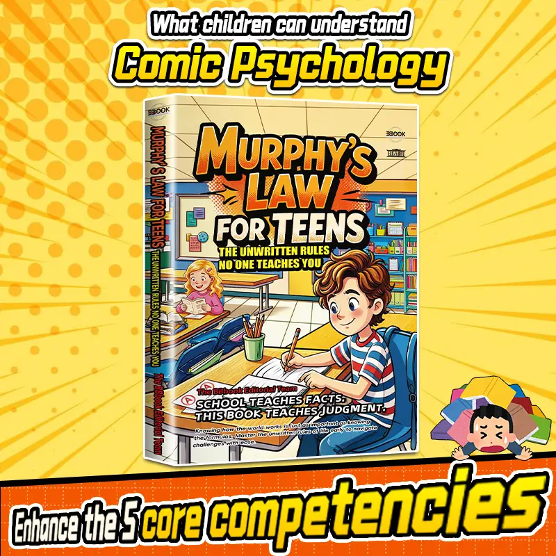 Kids Growth Book - Murphy's Law Guide, Teen Social Psychology, EQ Development Reading for Children's Humanities & Social Sciences