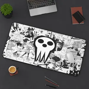 Soul Eater Mouse Pad Computer Keyboard Waterproof Mouse Pad Non-Slip Desk Mat Office Gaming Pc Accessories