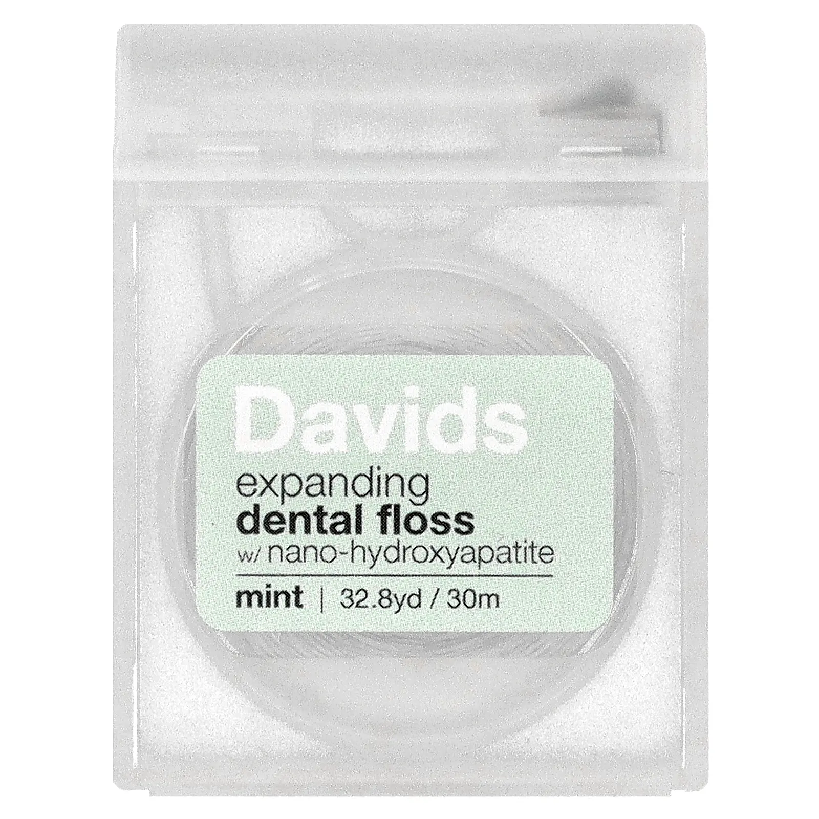 Davids Expanding Dental Floss, Mint, 32.8 yd (30 m) Davids Expanding Dental Floss, Mint, 32.8 yd (30 m)