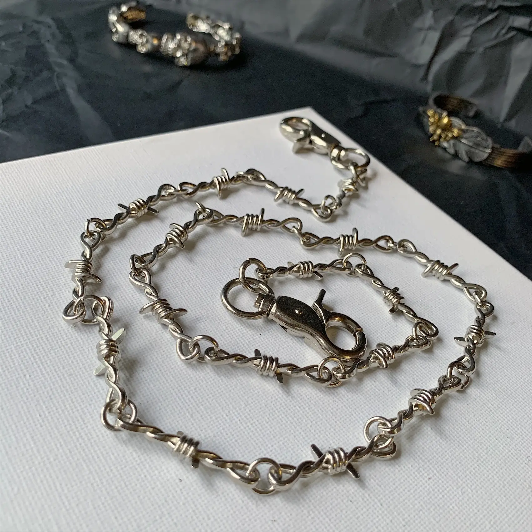 Punk cold metal dark style hardcore hip-hop disco pants chain body chain waist chain Punk cold metal dark style hardcore hip-hop disco pants chain body chain waist chain