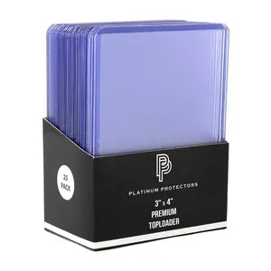 Platinum Protectors Top Loaders Premium Hard Sleeves for Trading Cards 35pt