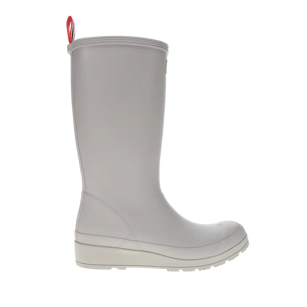 Hunter Womens Play Tall Rain Casual Boots  - Grey