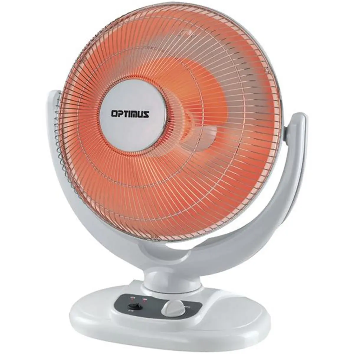 212 MAIN 14-in. Oscillation Dish Heater - Heat Safe, Cool Touch Household Radiant Heating Appliance