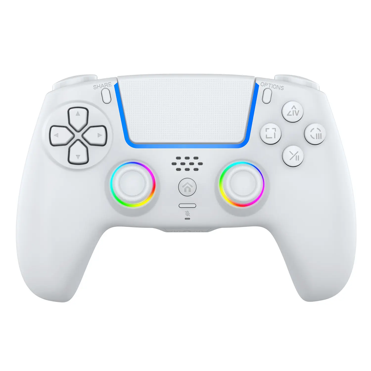 Anti-Stick Drift Wireless Controller for PS5/PC, Controllers for PS5 with Programmable Macro Back Buttons, 6-Axis Gyro, Dual Vibration, Turbo, Touchpad, Bluetooth 5.0, 3.5mm Audio & Mic, Holiday Gift for Gamers