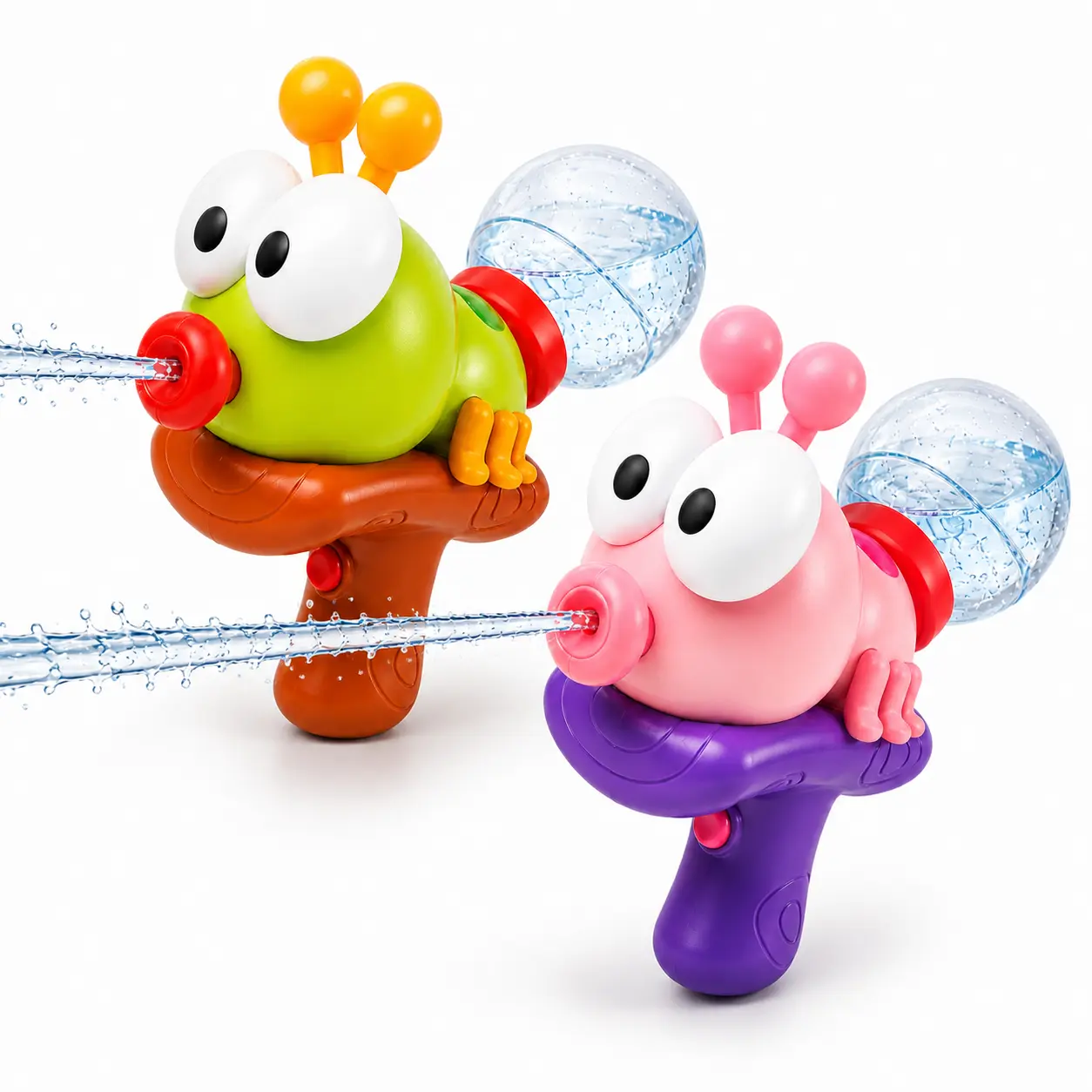 Cute Water Blaster Toy for Kids, Cute Summer Water Sprayer with Easy Press Button, Outdoor Pool Beach Backyard Water Toy for Boys Girls Ages 3+