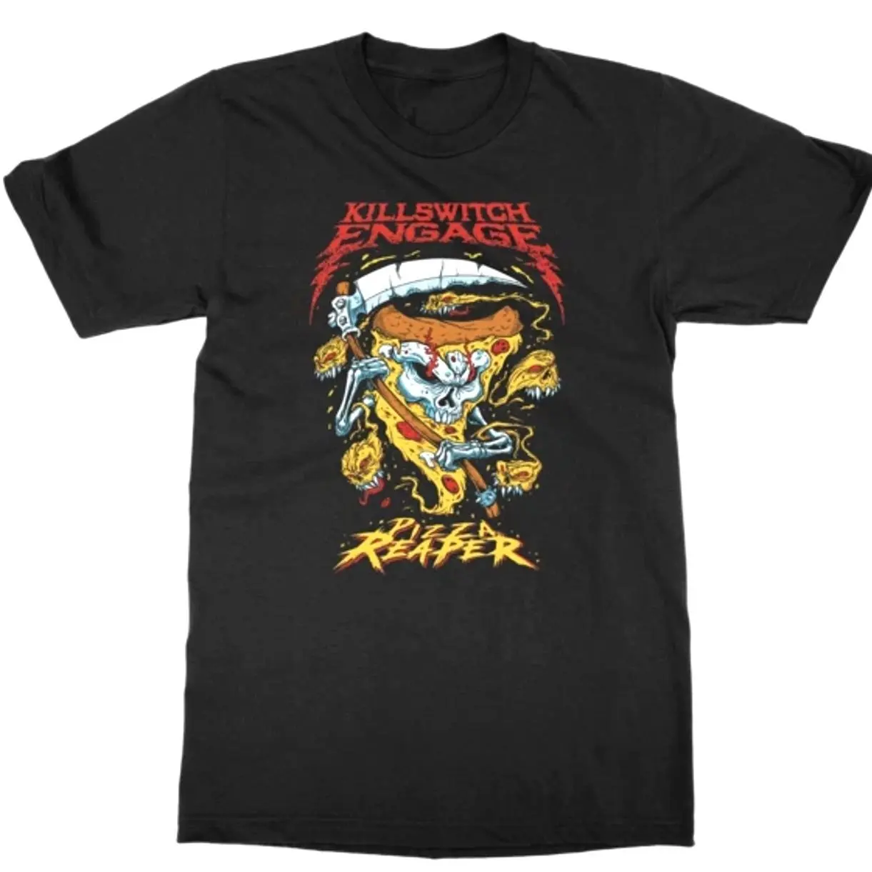 Retro Killswitch Engage Band Mens Black All Over Print T- Shirt Full Size SC654 3