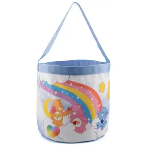 Fast Forward Easter Baskets for Kids | Easter Bag Bucket Tote Bag, Gift Basket Bucket Bag Trick or Treat Bag