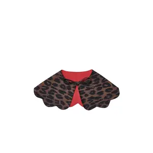 Damson Madder Novelty Wastage Collar in Dark Leopard