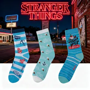 Stranger Things Officially Licensed Socks Steve Anchors Sea Adventure Gift Set Netflix