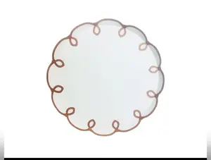 Spiral Scalloped Dessert Plates