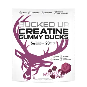 Bucked Up Creatine Monohydrate Gummies Supplement Healthcare Fitness creatine gummies