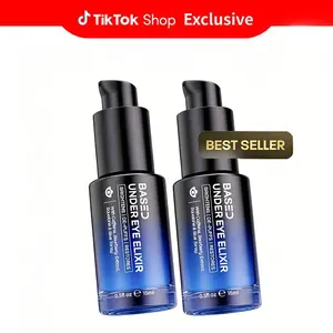 2 bottles BASED Under Eye Elixir | Brightens, De-Puffs & Revitalizes Under Eyes | Simple, Effective, BASED, Eye Treatments