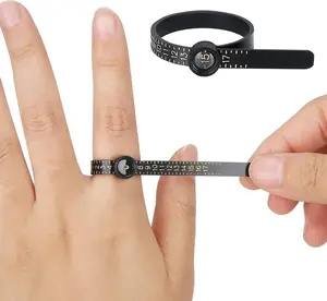Finger Circumference Measuring Tape, Ring Size Measurement Band, Plastic Ring Sizer, Us Size Chart, Domestic Ruler