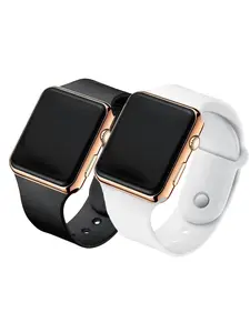 Couple's Digital Watch with Fashionable Silicone Bracelet, Unisex Birthday Gift, Stylish Multifunctional Timer for Everyday Use, Quartz Watch, Modern Fashionable Wristwatch, Casual Trendy Wristwatch