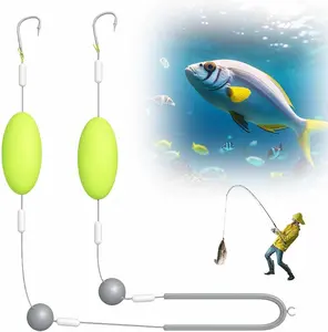 (3pcs)Catfish Rig, Catfish Bait for Fish 1-3 KG, Catfishing Tackle, Takedown Float Rigs with Rattles, Chunky Skinners, Take Down Cat Fish Rig, Peg Floats for Bank Bottom Fishing, Catfishing Equipment