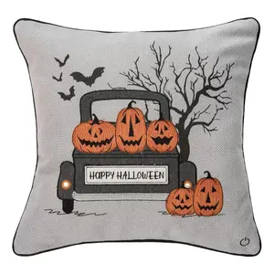 C&F Home Halloween Pillow with LED light