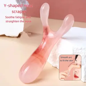 Sinus Relief & Facial Massage Tool - 5-Tooth Resin Traditional Gua Sha Comb for Nose, Eyes & Cheeks, Meridian Scraping for Lymphatic Drainage for women's day gift