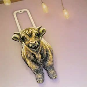 Bookmark - Highland Cow