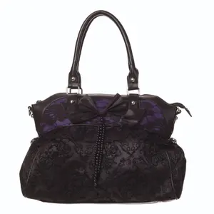 Widow’s Lace Bow Shoulder Bag