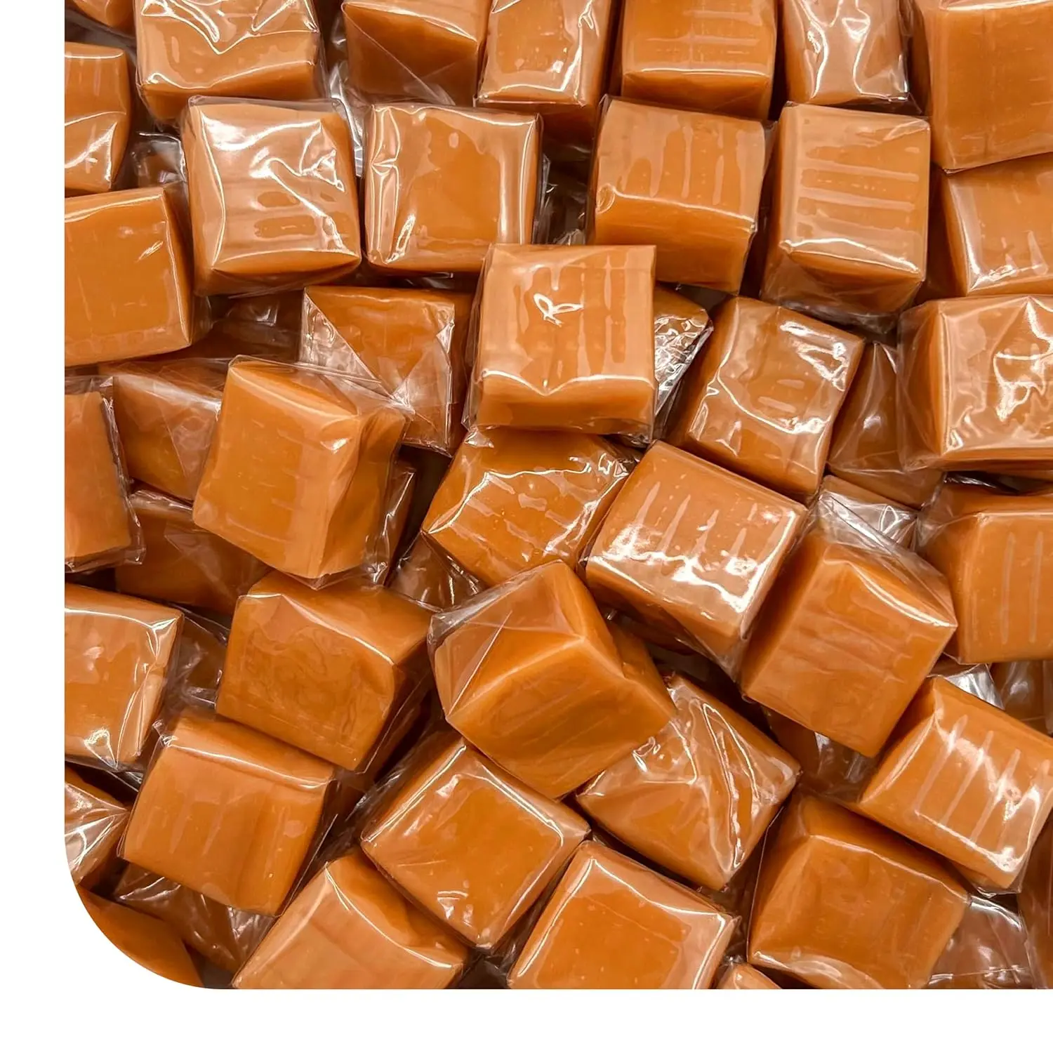 Caramel Cubes Candy - 2 Pound Pack (150 Count) - Individually Wrapped Caramels for Parties, Candy Bowls, Baking, and Gift Bags - Classic Squares