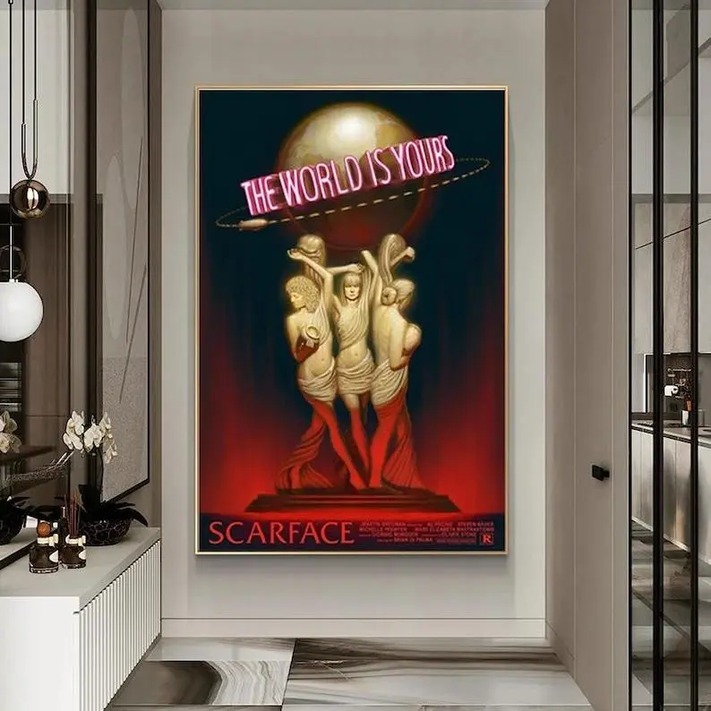 Scarface Movie Poster The World Is Yours Poste